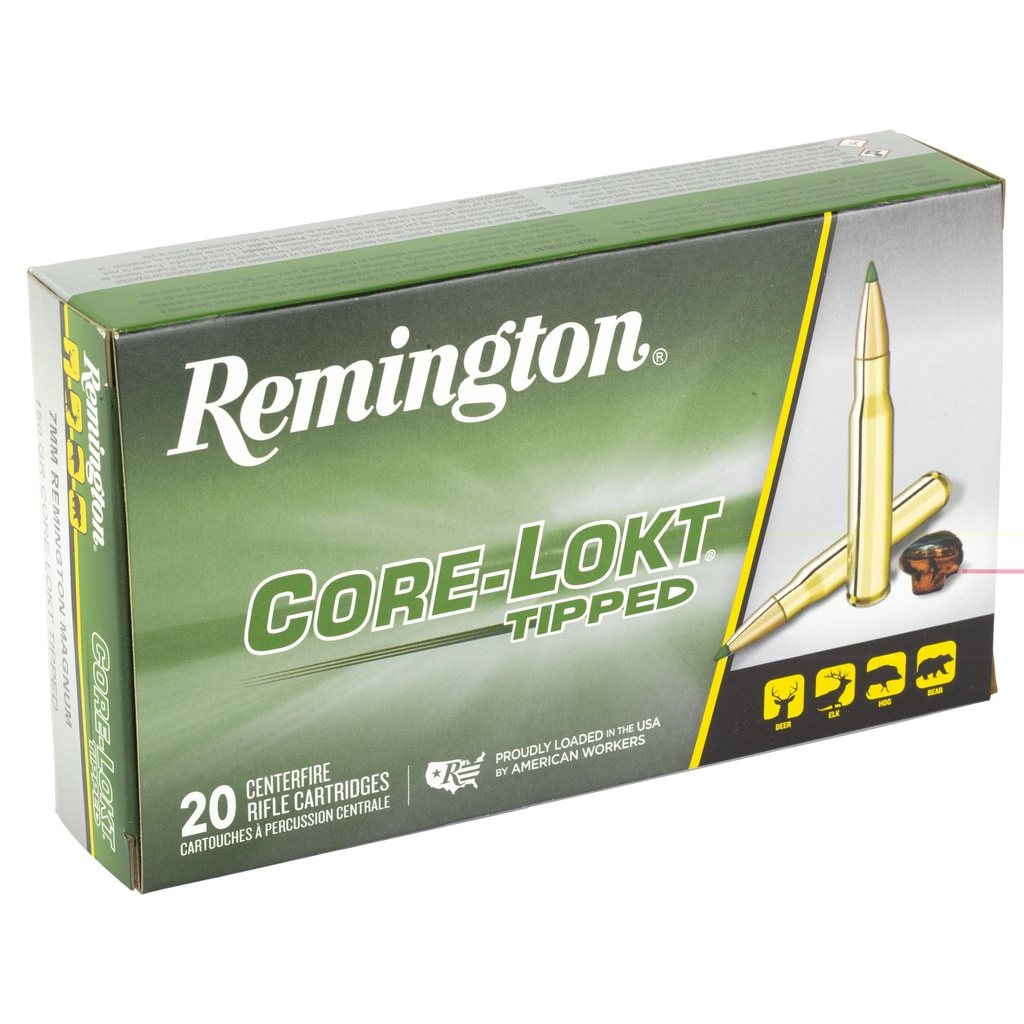 Rem 7mm Mag 150gr Clok Tipped 20/200