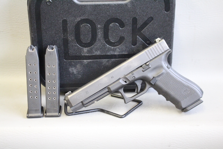 **POLICE TRADE** GLOCK 35 GEN4 .40 S&W W 3 MAG & CASE